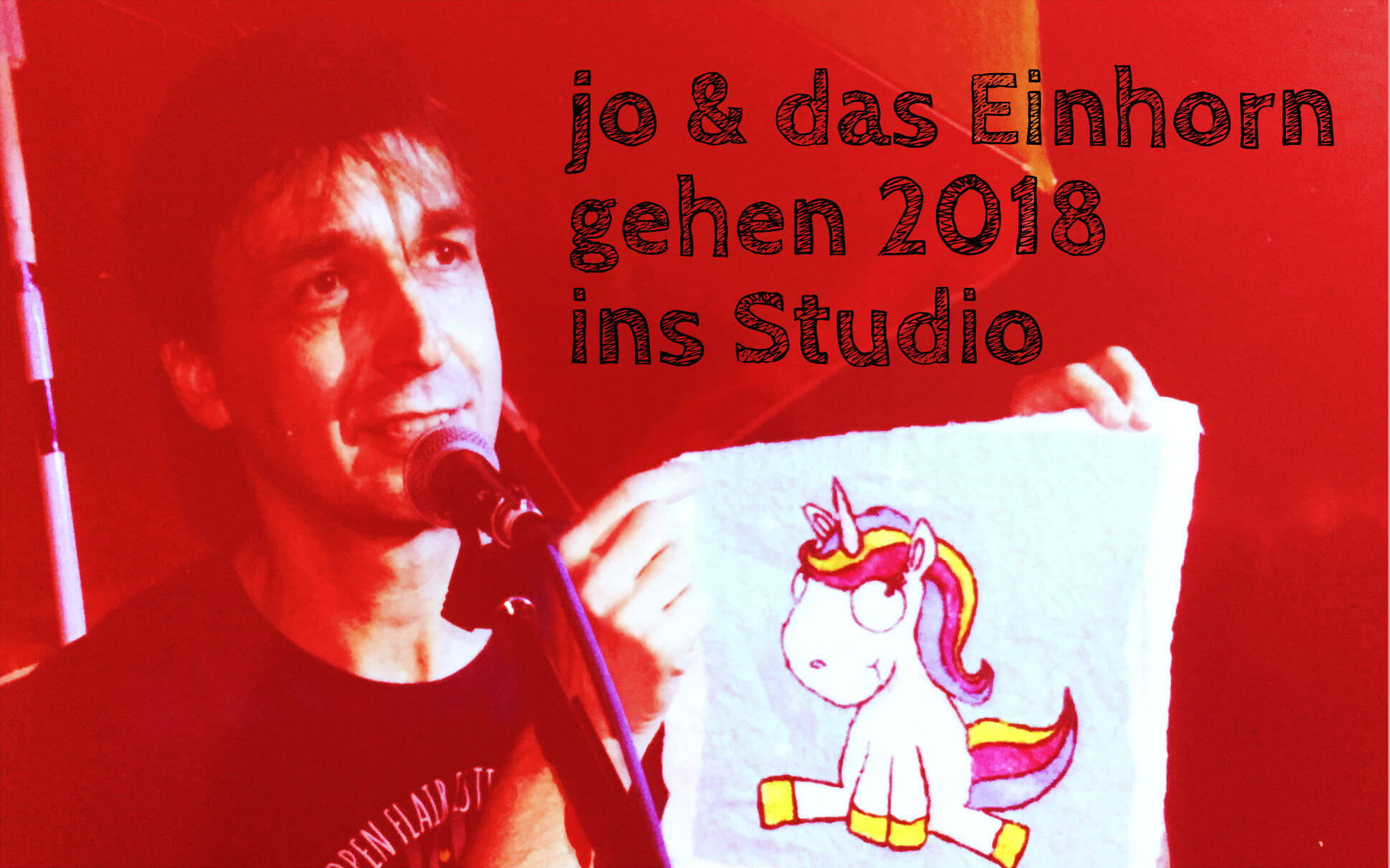 jo & das Einhorn gehen 2018 ins Studio. jo & das Einhorn gehen 2018 ins Studio.